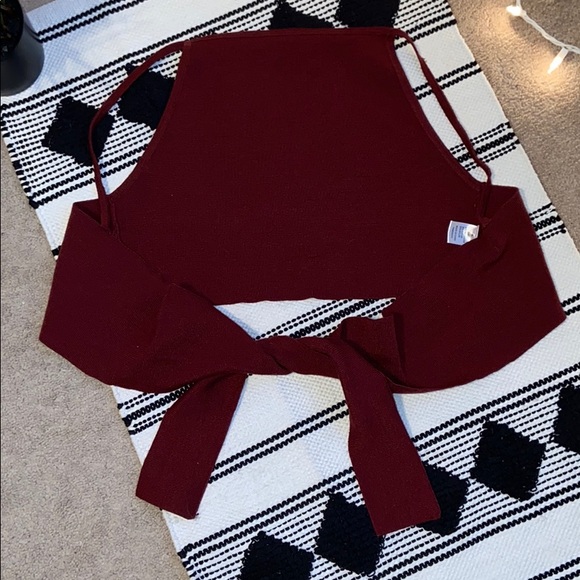 Wrap Cropped tank top - Picture 3 of 4